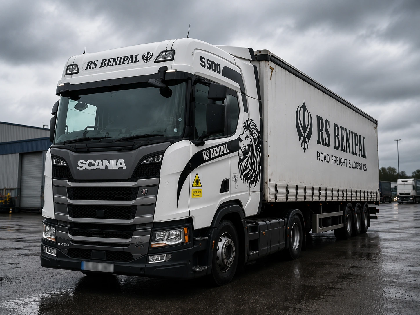 RS Benipal Scania road freight vehicle